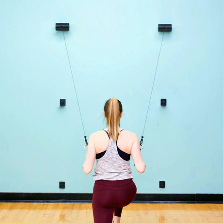 ANCORE portable adjustable cable column wall mount with hardware