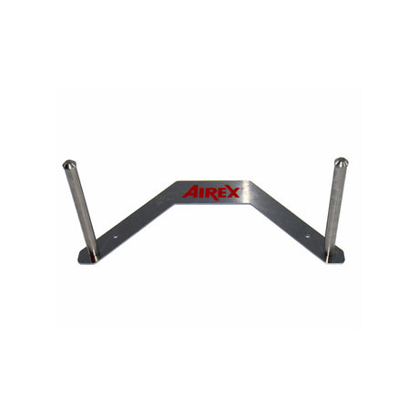 Hanging gym mat wall-mounted rack