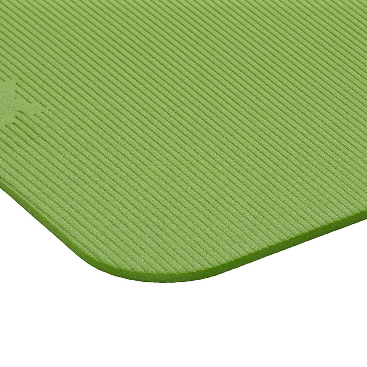 Affordable commercial grade exercise mat with eyelets for hanging