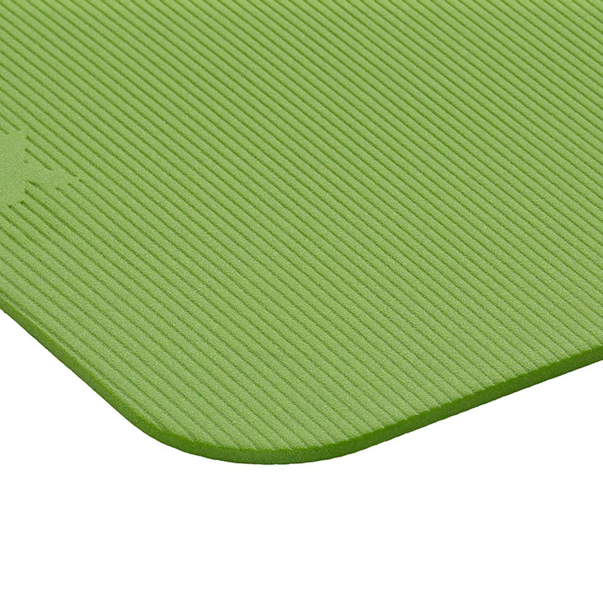 Affordable commercial grade exercise mat with eyelets for hanging