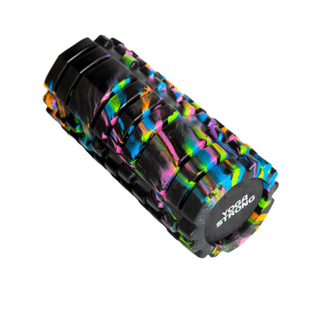 Multi color tie dye short foam roller