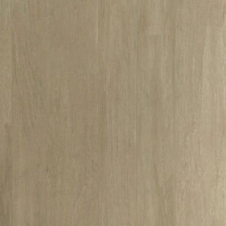The ECORE Balanced Motivate Laminate Roll - 7mm Class 1 Flooring by ECORE Athletic features a light brown wood-textured surface with subtle grain patterns and faint lines, finished smooth and matte for a natural, neutral appearance.