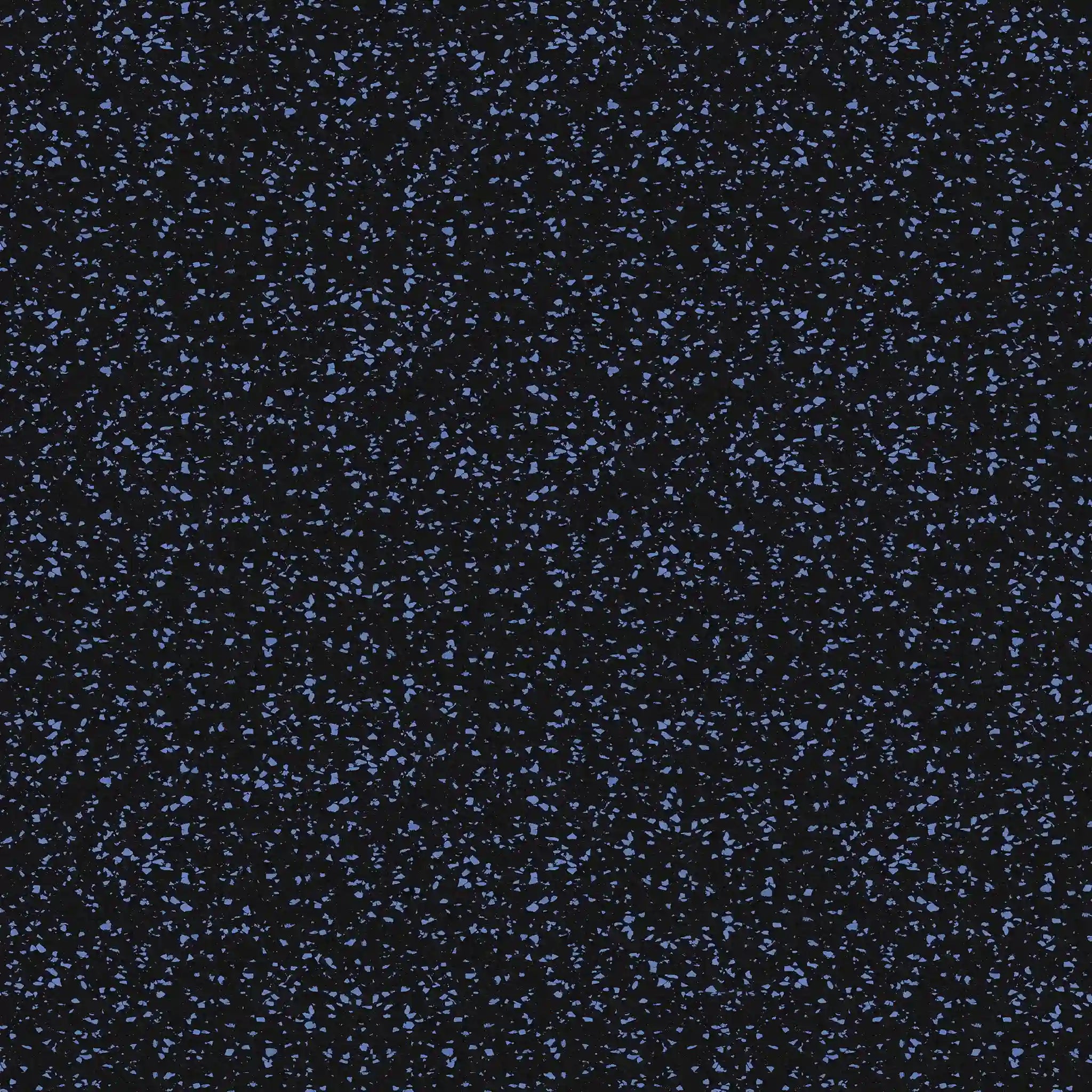 The ECORE Performance Motivate Plus Rubber Roll - 10.5mm Flooring by ECORE Athletic features a black background with scattered blue speckles, resembling a starry night sky or abstract pattern.
