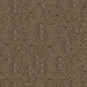 Close-up of ECORE Performance Beast Plus Rubber Roll - 14.5mm Flooring by ECORE Athletic, featuring a textured surface with brown and tan speckles and irregular light and dark flecks throughout, resembling granite or stone.