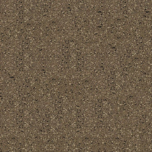 Close-up of ECORE Performance Rally Rubber Roll - 14.5mm Flooring by ECORE Athletic, featuring a brown and tan speckled textured surface with small flecks in various shades of brown, beige, and black.