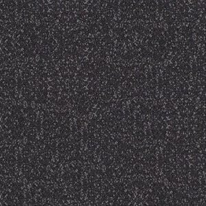 Close-up view of ECORE Athletic's ECORE Performance Rally Rubber Roll - 14.5mm Flooring, highlighting its dark, speckled surface with a mottled pattern of black, gray, and charcoal flecks throughout.
