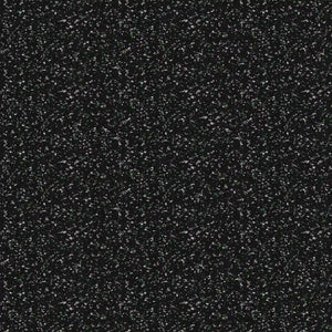 ECORE Athletic’s ECORE Basic Fit Rubber Roll - 8mm Flooring features a black background with white and gray speckles, similar to static noise or TV static.