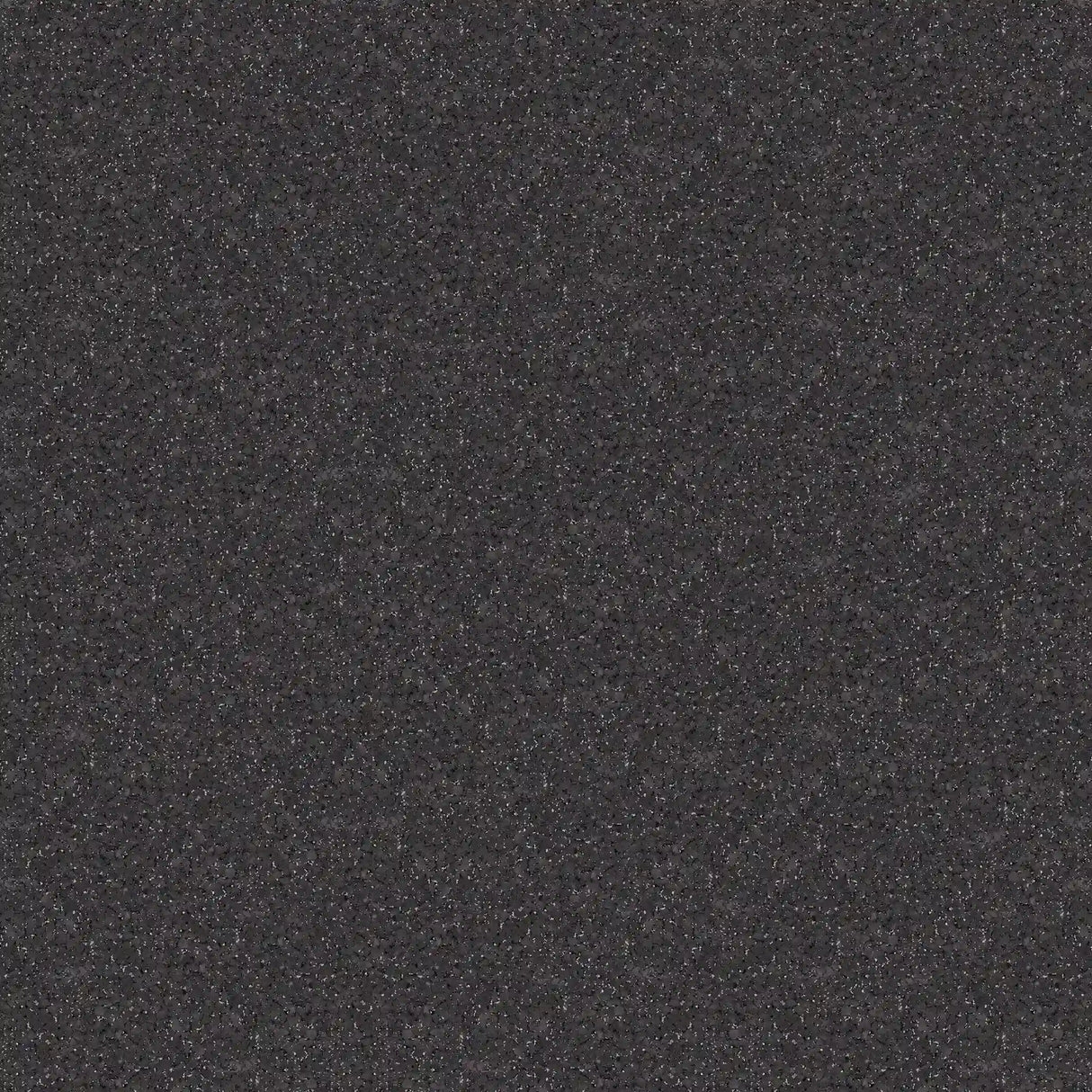 A close-up of ECORE Performance Beast Plus Rubber Roll - 14.5mm Flooring by ECORE Athletic shows a dense pattern of tiny black, white, and colored specks distributed randomly, resembling static noise on a TV screen.