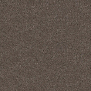A close-up of the ECORE Performance Beast Plus Rubber Roll - 14.5mm Flooring by ECORE Athletic shows its speckled brown, coarse texture with tiny multicolored dots, similar to fine gravel or sandpaper.