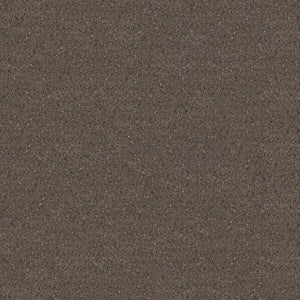 A close-up of ECORE Performance Rally Rubber Roll - 14.5mm Flooring by ECORE Athletic, showcasing its textured brown surface with black, grey, and white flecks throughout.