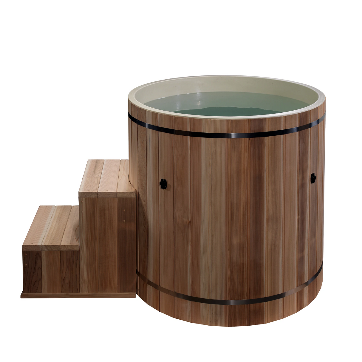 Dynamic Cold Therapy Barrel Cold Plunge Ice Bath | 42" x 42" Composite Interior
