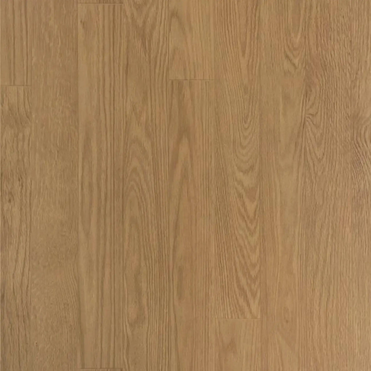 A close-up view of ECORE Baller Motivate Laminate Roll - 7mm Class 1 Flooring by ECORE Athletic, featuring light brown wooden tones with a natural grain pattern and smooth finish.