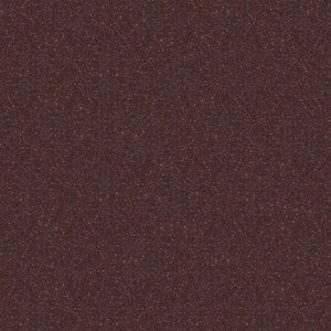 A close-up of ECORE Performance Rally Rubber Roll - 14.5mm Flooring by ECORE Athletic reveals a reddish-brown surface with a rough, gritty texture and densely packed multicolored particles throughout.