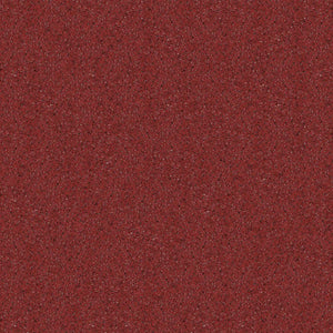 Close-up of ECORE Performance Rally Rubber Roll - 14.5mm Flooring by ECORE Athletic, featuring a textured reddish-brown surface with small black and light specks, resembling composite rubber flooring.