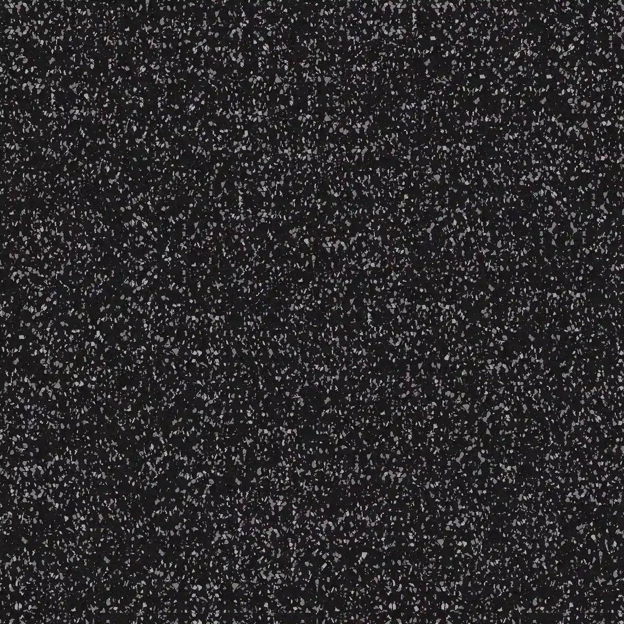 ECORE Basic Fit Rubber Roll - 8mm Flooring by ECORE Athletic features a dense field of small white specks on a black background, creating a look reminiscent of static noise or a star-filled night sky.