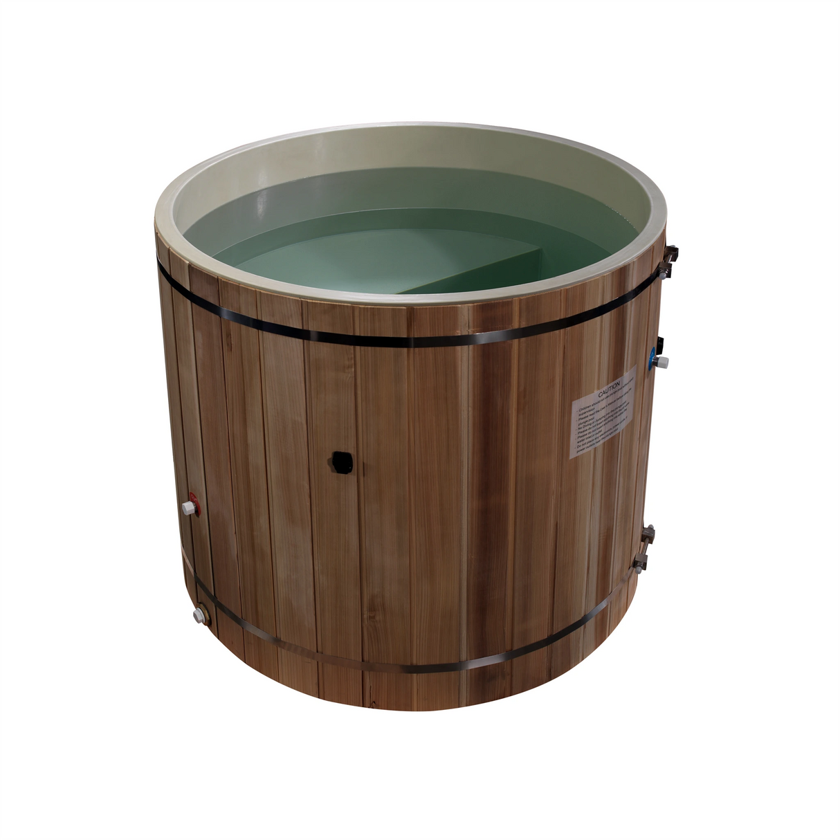 Dynamic Cold Therapy Barrel Cold Plunge Ice Bath | 42" x 42" Composite Interior