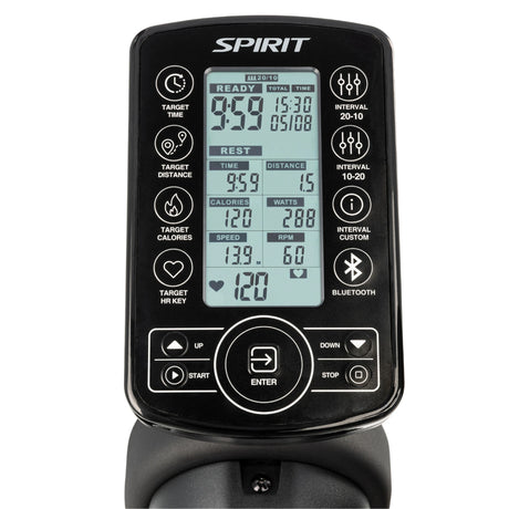 Spirit Fitness AB950 commercial grade air bike for upper and lower body cardio and strength workouts