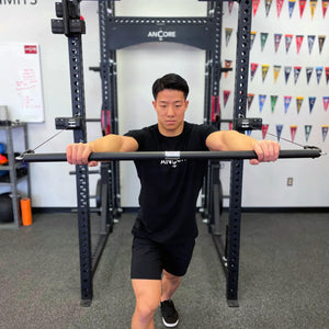 ANCORE adjustable portable cable column straight bar attachment