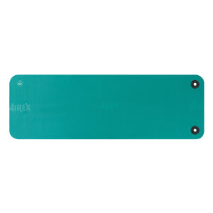 Affordable commercial grade exercise mat with eyelets for hanging