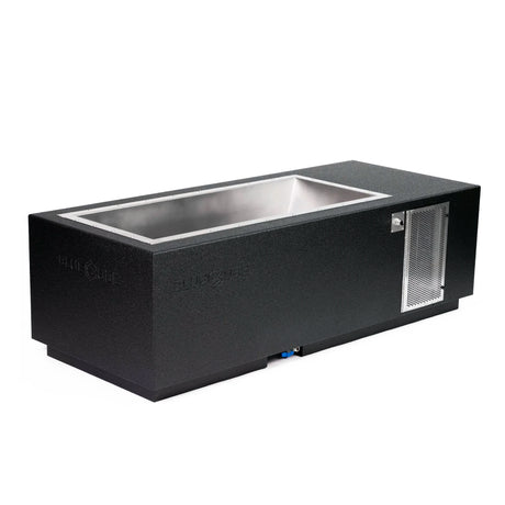 Black BlueCube CoreChill 3 Cold Plunge Tub which is commercial grade and handmade in America