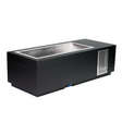Black BlueCube CoreChill 1 Cold Plunge Tub with line-x coating which is commercial grade and handmade in America