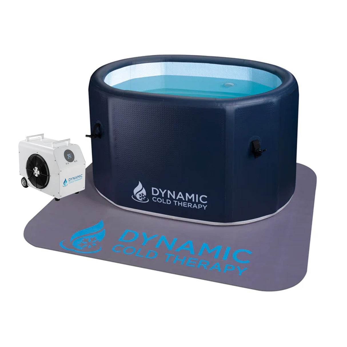 Dynamic Cold Therapy Inflatable Oval Cold Plunge Ice Bath | 52" x 32"