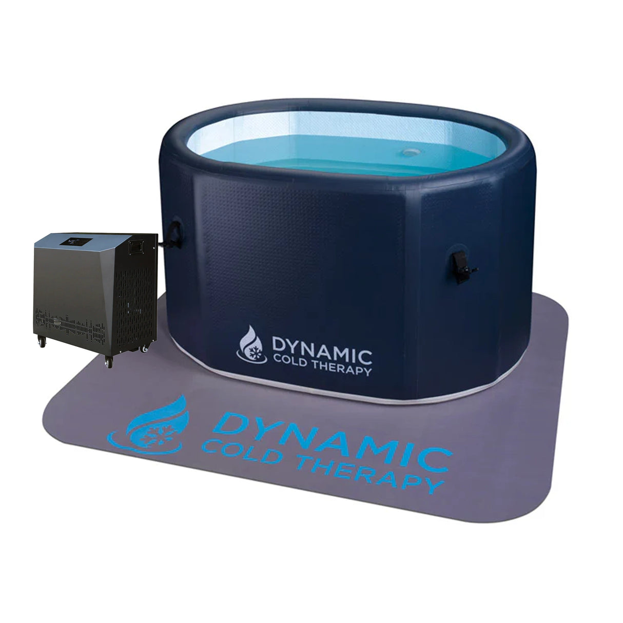 Dynamic Cold Therapy Inflatable Oval Cold Plunge Ice Bath | 52" x 32"