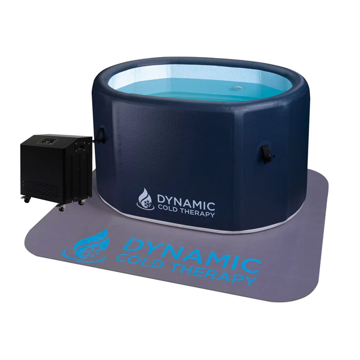 Dynamic Cold Therapy Inflatable Oval Cold Plunge Ice Bath | 52" x 32"