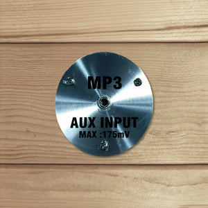 AUX input port for sauna