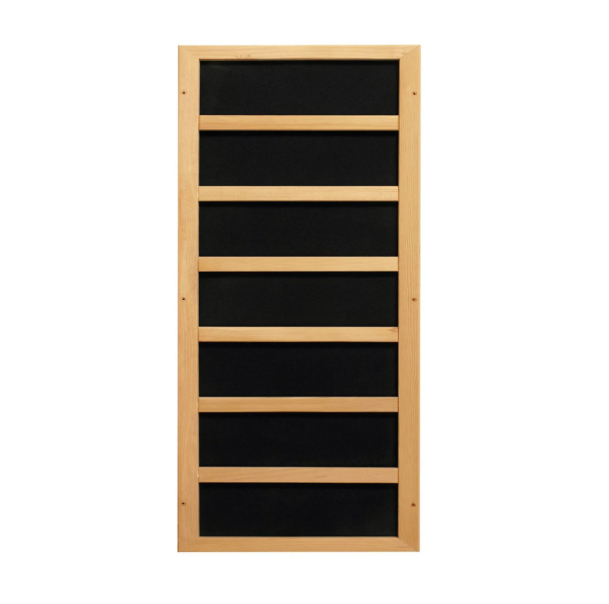 Carbon FAR infrared heating panel from inside of a sauna