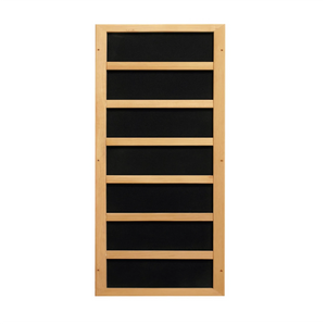 Carbon FAR infrared heating panel from inside of a sauna