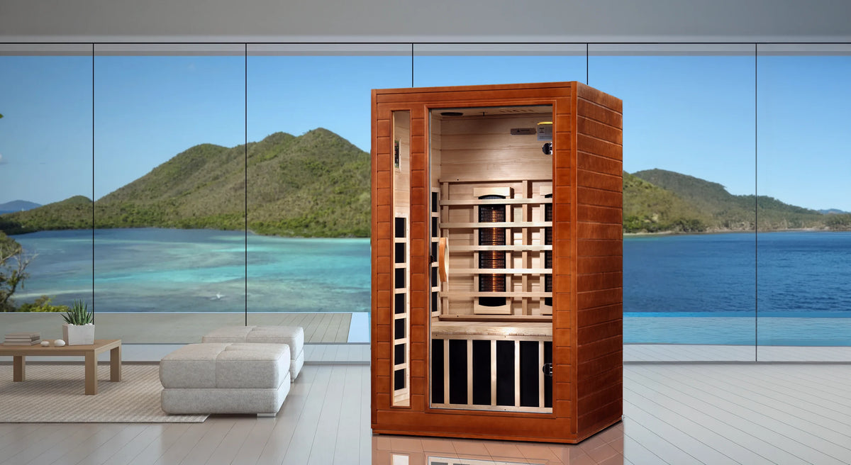 Dynamic Saunas Cordoba model FAR infrared 2 person indoor model