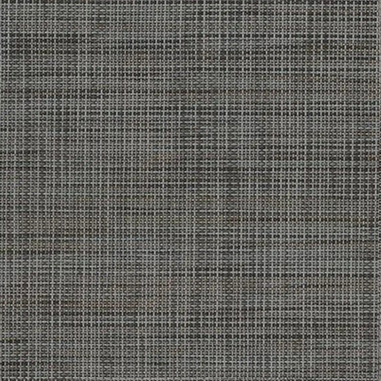 Close-up of ECORE Athletic’s Ebb & Flow Motivate Laminate Roll—6mm Class 1 Flooring—showing its tightly woven, grid-like texture in gray and black for a subtle, checkered appearance.