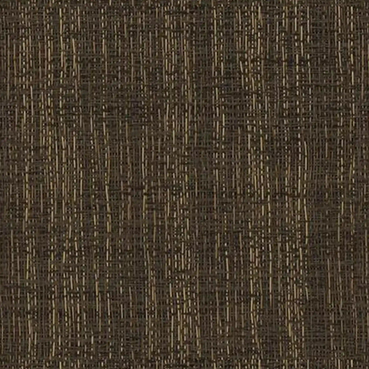 A close-up of ECORE Athletic’s Ebb & Flow Motivate Laminate Roll (6mm Class 1 Flooring) shows its textured surface with an organic, grid-like woven pattern in brown and tan shades formed by vertical and horizontal lines.