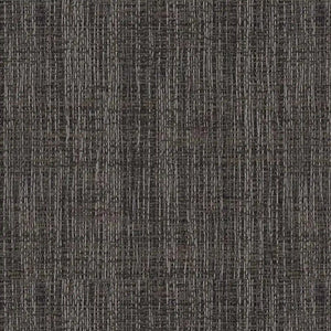 The ECORE Ebb & Flow Motivate Laminate Roll by ECORE Athletic features a dark woven texture with a subtle, irregular plaid effect created by intersecting light and dark threads, giving it a muted, upholstery-like appearance ideal for Class 1 flooring.