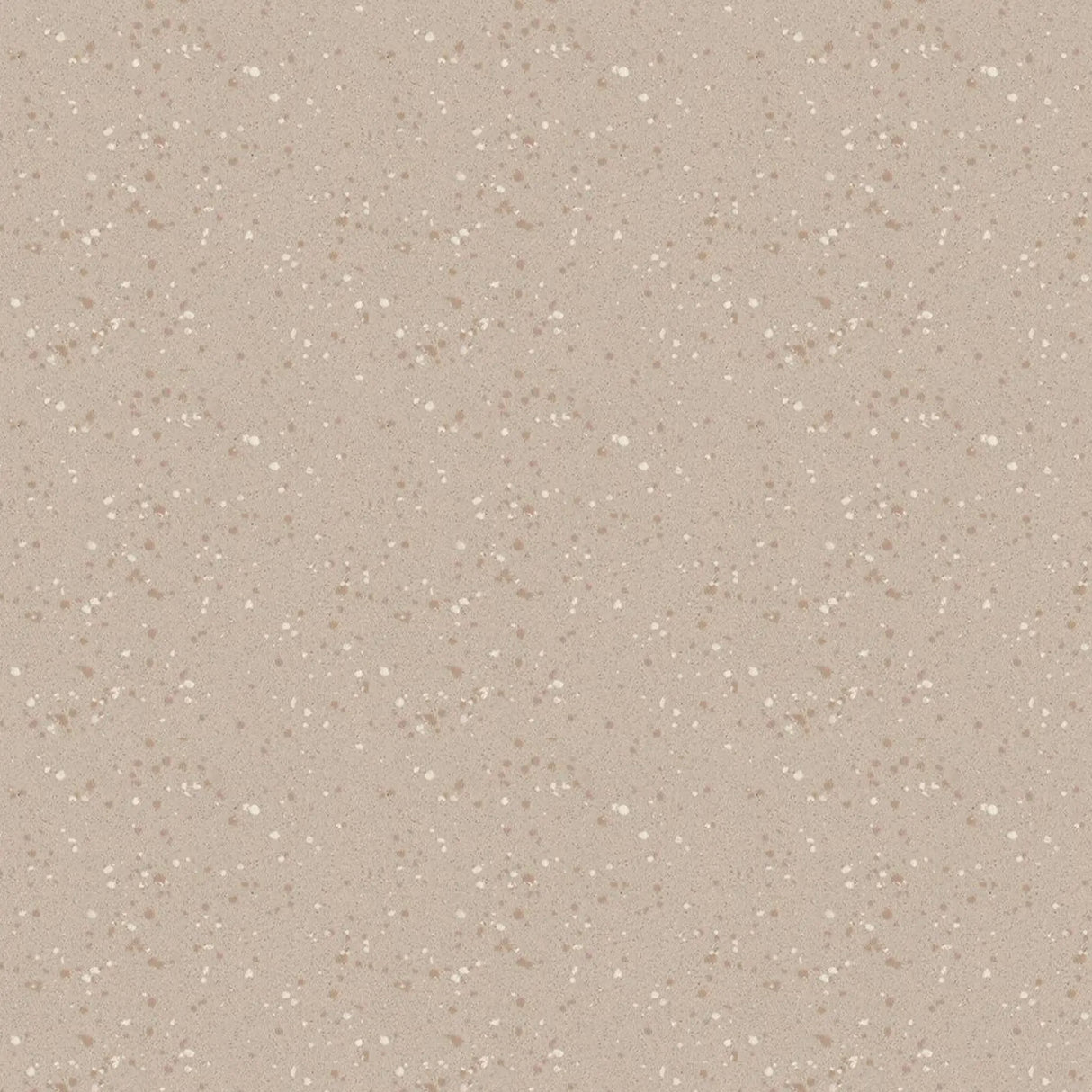 ECORE Athletic's HydroGrip Motivate Laminate Roll - 7mm Class 1 Flooring features a beige surface with an even speckled pattern of light brown and off-white dots.