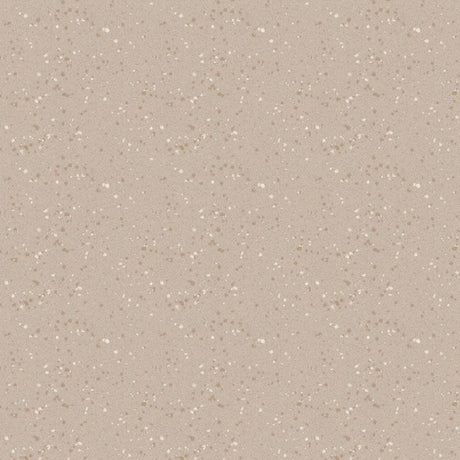 ECORE Athletic's HydroGrip Motivate Laminate Roll - 7mm Class 1 Flooring features a beige surface with an even speckled pattern of light brown and off-white dots.