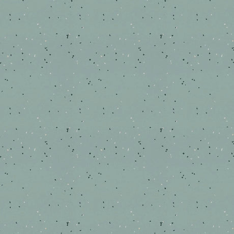 ECORE Integrity Motivate Laminate Roll - 7mm Class 1 Flooring by ECORE Athletic features a light teal surface with small black, white, and dark gray speckles that create a terrazzo-inspired retro look.