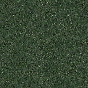 Close-up of ECORE PlayGuard Rubber Tile - 2.5" Playground Flooring by ECORE Athletic, showing its rough, textured dark green surface with small bumps and speckles, resembling artificial turf with varied lighter and darker green tones.