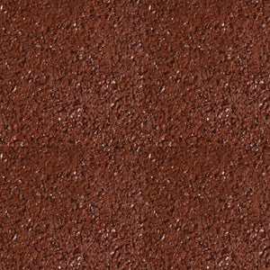 Close-up of ECORE PlayGuard Rubber Tile - 2.5" Playground Flooring by ECORE Athletic, featuring a rough, textured brown surface with small bumps and irregularities that create a natural, uneven pattern throughout.
