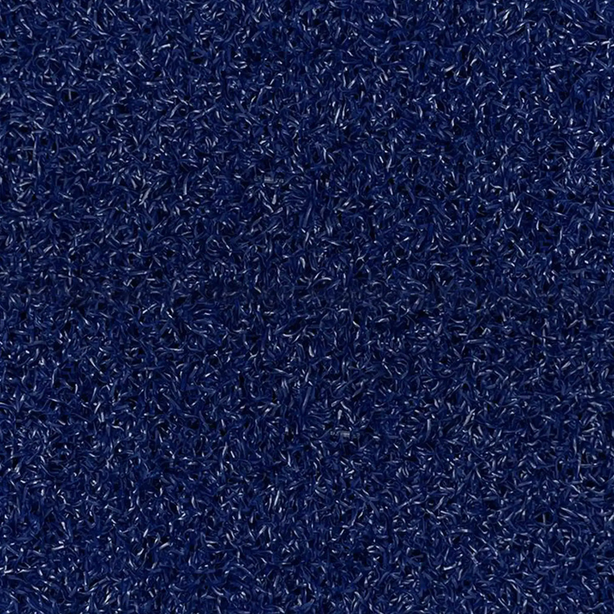 A close-up of ECORE RageTurf Rally Interlocking Tile by ECORE Athletic shows its densely packed, textured surface resembling numerous grains tightly arranged in deep navy blue.