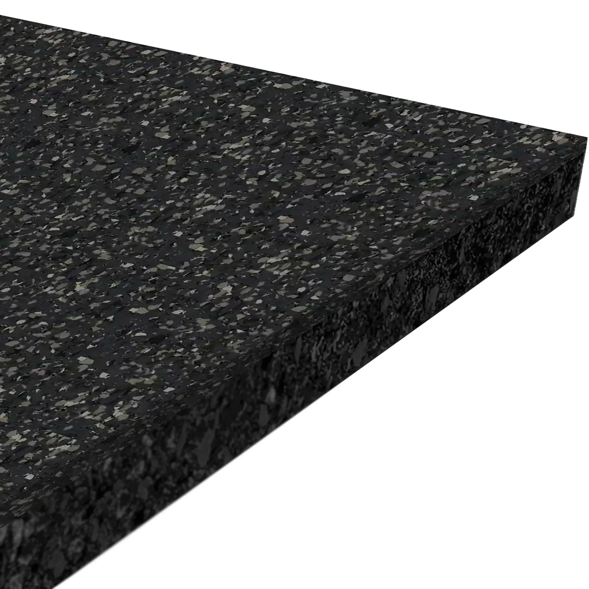 ECORE Rubber Floor Tiles - 8mm Interlocking - Forged Steel - EL514 / Center Piece