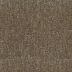 A close-up of ECORE Athletic's Restorative Motivate Laminate Roll 7mm Class 1 Flooring shows a brown textured surface with a subtle, mottled pattern and rustic variations in shade for a natural, woven look.