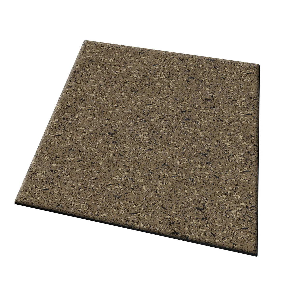 An ECORE Athletic Performance UltraTile - 1" Rubber Tile, shown individually against a white background.