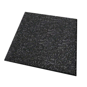 An ECORE Athletic Performance UltraTile - 1" Rubber Tile, shown individually against a white background.