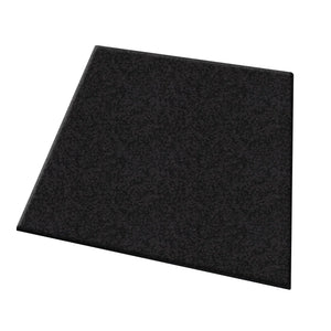 The ECORE Performance UltraTile 1" Rubber Tile by ECORE Athletic is a square, dark-colored tile with a subtle speckled pattern, displayed against a white background.