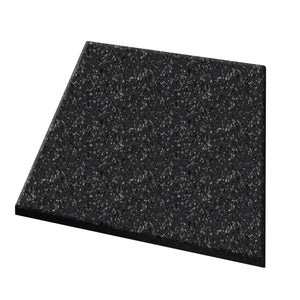 A rectangular ECORE Performance dBTile Rubber Tile - 2.5" Acoustic Flooring by ECORE Athletic is displayed on a white background.