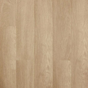 ECORE Heritage Motivate Vinyl Plank - 7mm PVT Performance Flooring by ECORE Athletic features light brown wood visuals with visible grain patterns and subtle knots, arranged in smooth, vertically aligned planks.