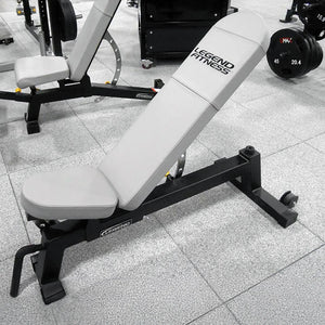 Legend Fitness weight bench in a gym setting