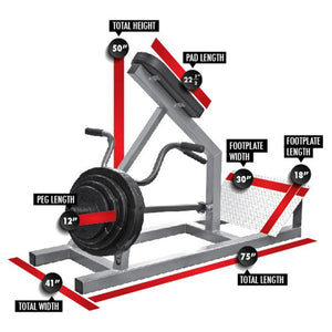 Legend Fitness 3110 Plate-Loaded Incline Lever Row
